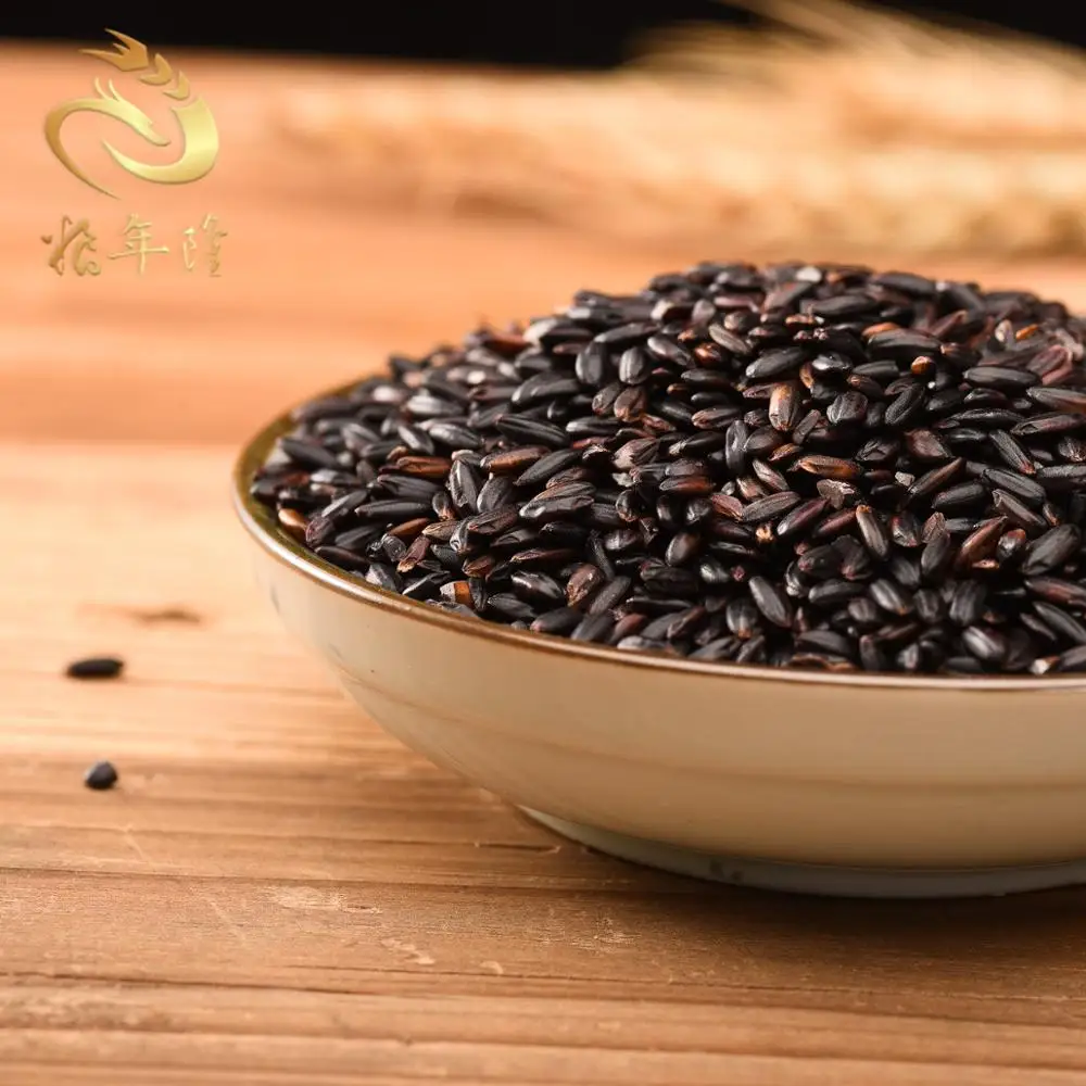 Природный земной выбор, полностью натуральный органический рис, черные фермы, жемчужный рис, черный клейкий рис