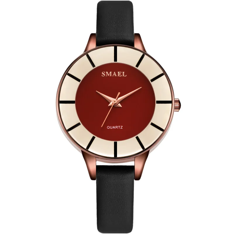 
Smael SL1909 simple design quartz movement watches for women girls 