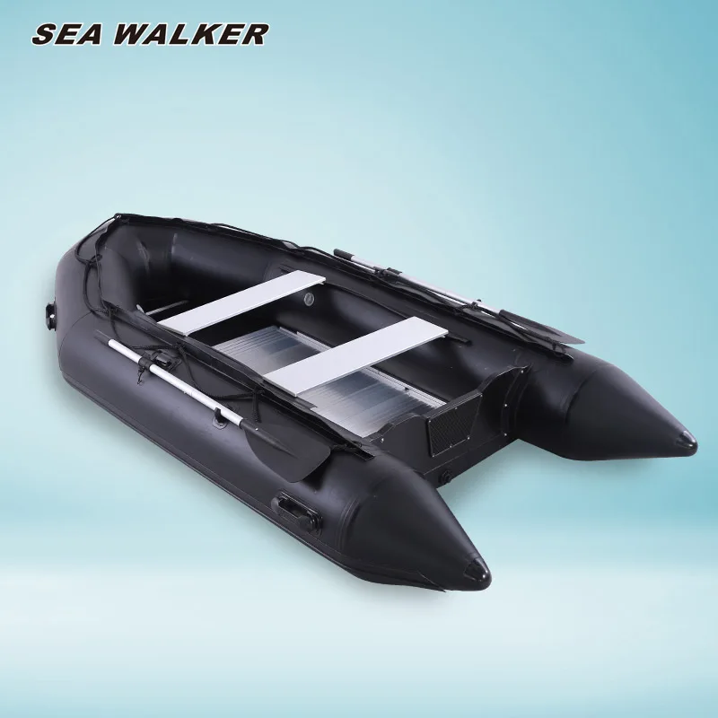Seawalker 3 6 м надувная лодка 0 9 мм ПВХ с алюминиевым полом для рыбалки