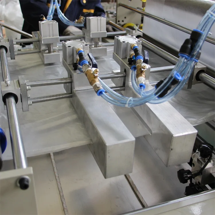 
Poly Plastic Carry Refuse Bag Making Equipment With Holes 