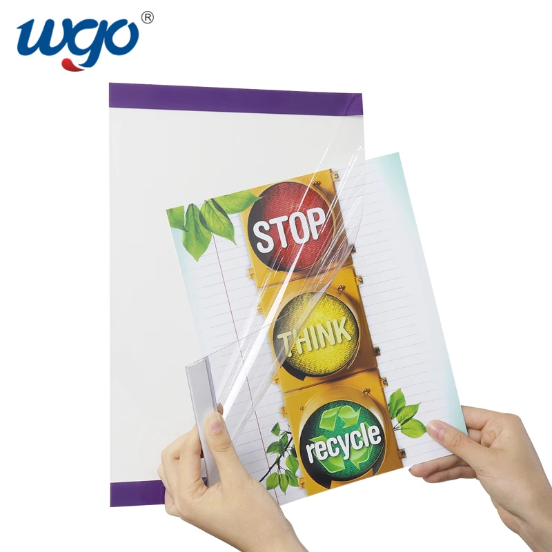 Self Adhesive Snap Frame Advertising Board Sign Holder Poster Frame