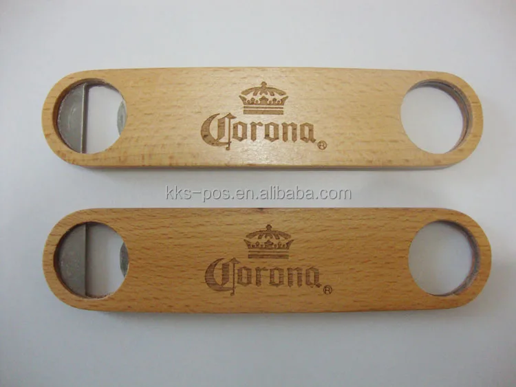 Cheap CORONA Wooden Beer Bottle Opener