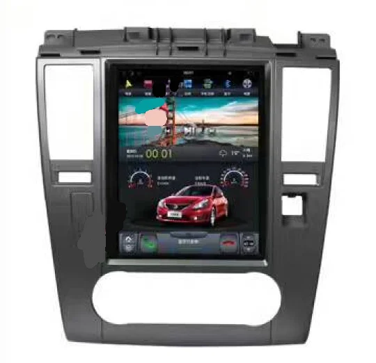 10.4 inch android 11 car dvd player gps navigation for tiida 2008 tesla screen stereo auto RADIO 8G RAM 128G ROM QUALCOMM 8 CORE