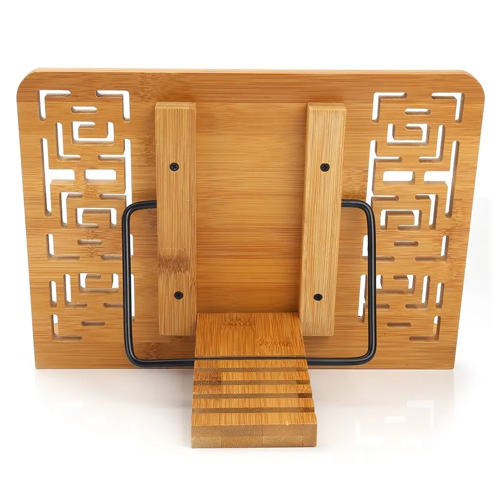 Reliable and Cheap laptop book holder kitchen stand for tablet / cookbook recipe music magazine