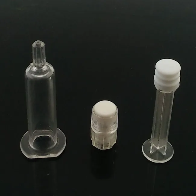 10 ML 5 ML Cosmetic Syringes Clear Disposable Plastic Luer Lock Syringes For Cosmetic Serum Packaging