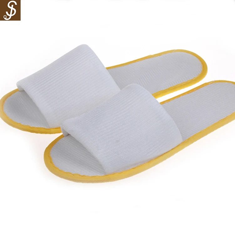 Белые нетканые Тапочки S & J, одноразовые Тапочки хорошего качества для гостей отеля, спа