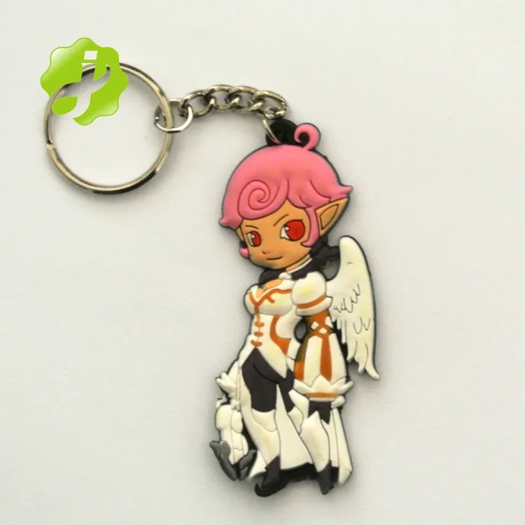 Customized soft pvc rubber key chain