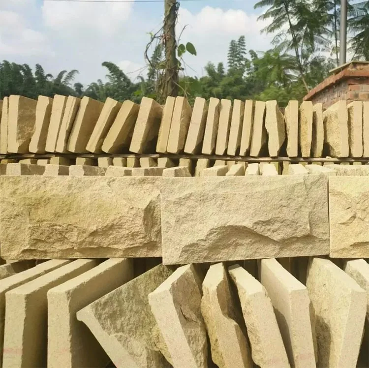 
 Китай, Sichuan, желтая песчаник, камень, гриб, настенная плитка  