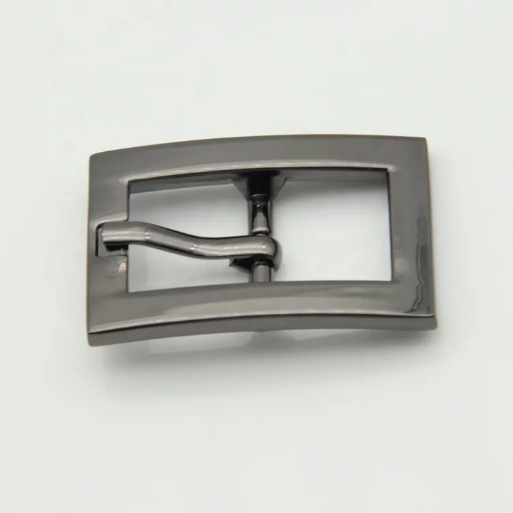 Classical Style Rectangle Black Nickel Metal Pin Buckle For Women Handbag