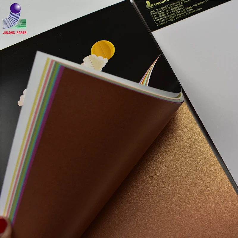 
A4 pearl metallic cardstock pearlescent embossed paper for scrapbooking 