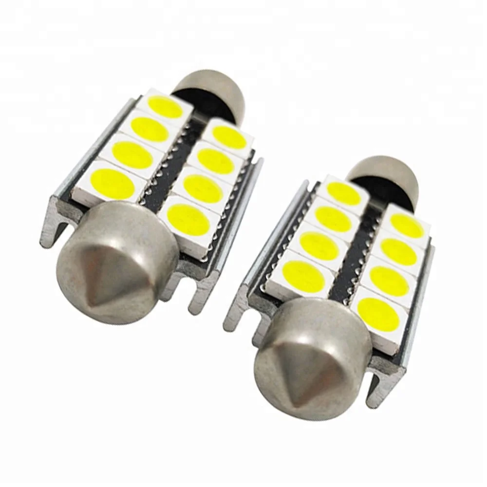 Canbus car led non-polarity license plate light festoon lighting