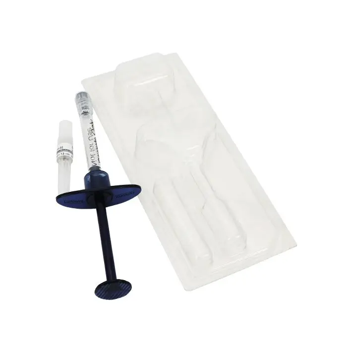 Custom PETG Syringes Disposable clear Blister Packaging Clamshell PET