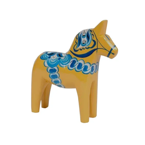 Wooden Dala Horse Craft for Christmas  Home Decoration