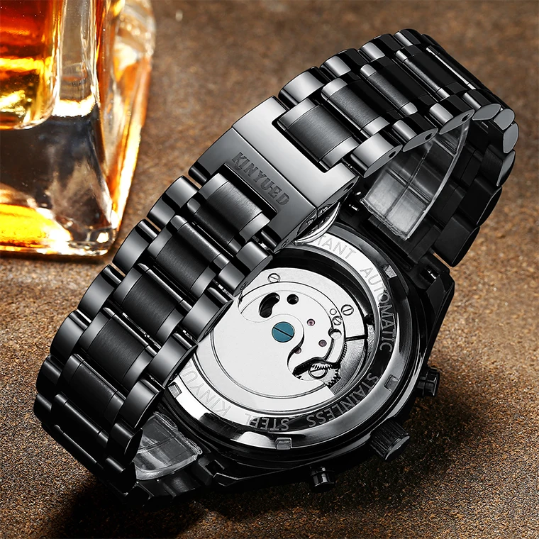 Watch Men Automatic Mechanical Watch Watches Factory Direct Sale Mechanicwatch Bezelch Automatic Waterproof Shockproof Alloy