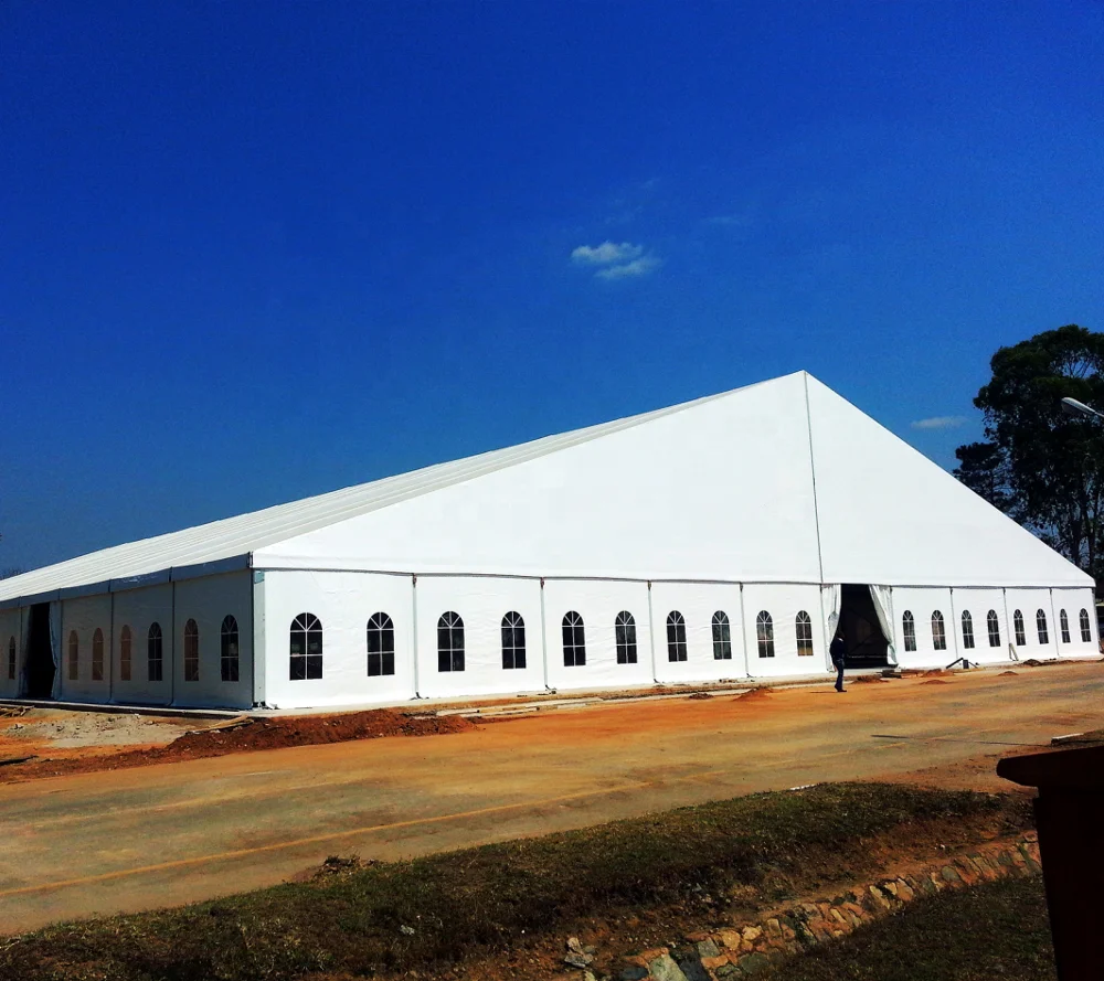 20 x 20 big outdoor white pvc wedding commercial party tent