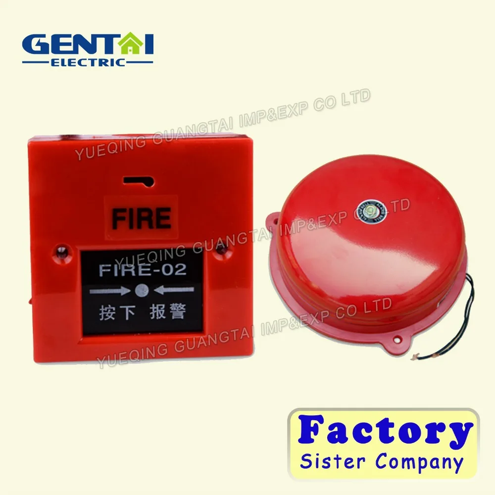 High Quality AC220V Red Electric Fire Alarm Bell for Fire Alarm system