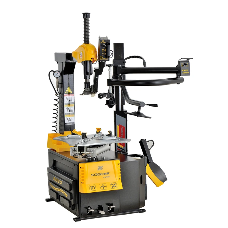Heavy duty auto portable tyre changer machine