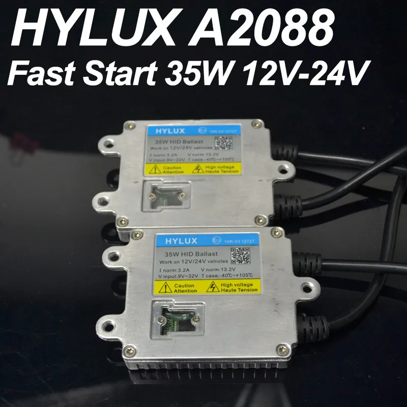 Original Hylux Hyluxtek A2088 Fast Bright/Fast Start HID Ballast 12V 24V 35W AC Guarantee 3 Years