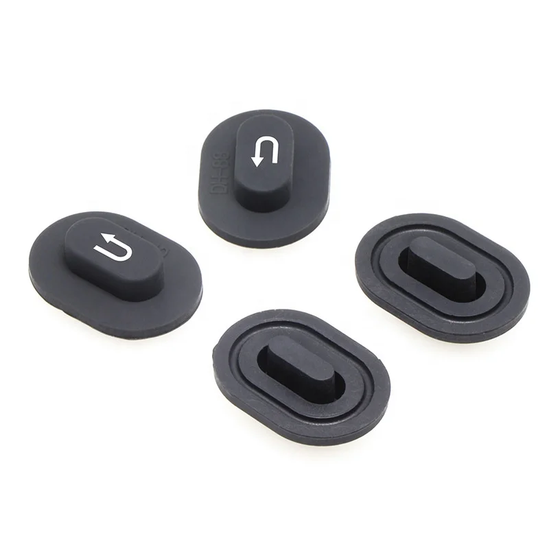 
Low MOQ custom laser silicone button rubber keypad 