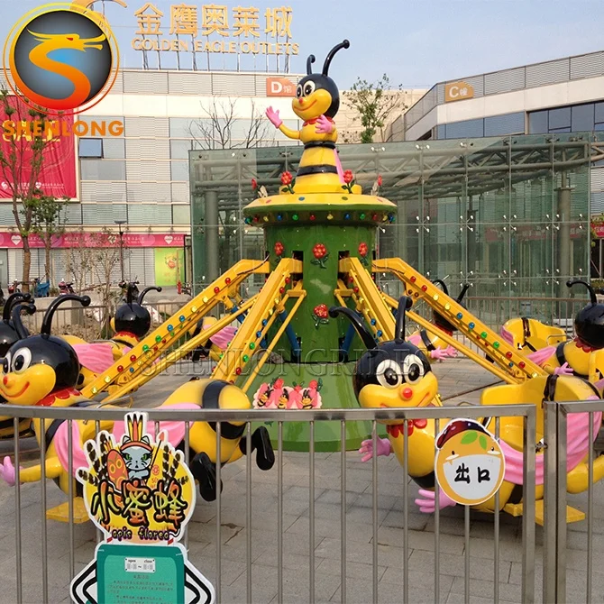 China Manufacturer Theme Park Amusement Rides Self Control Mini Bee Kids Plane Ride for Sale