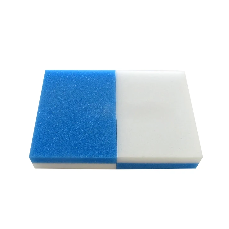 Melamine Nano Magic Cleaning Sponge Eraser for Furniture Kitchen Cleaning White and Blue Opp Bag,box Rectangle 65*53*63