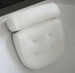 Eco-friendly wholesale 3D air mesh bath tub pillow spa