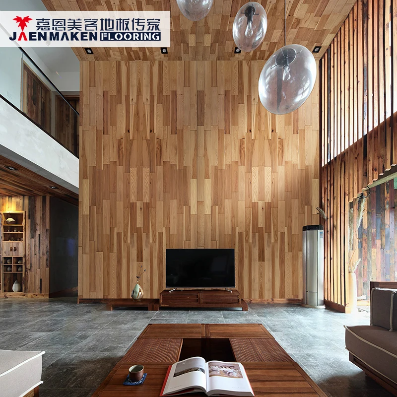 JAENMAKEN smooth solid hickory 18 mm wood flooring for sale