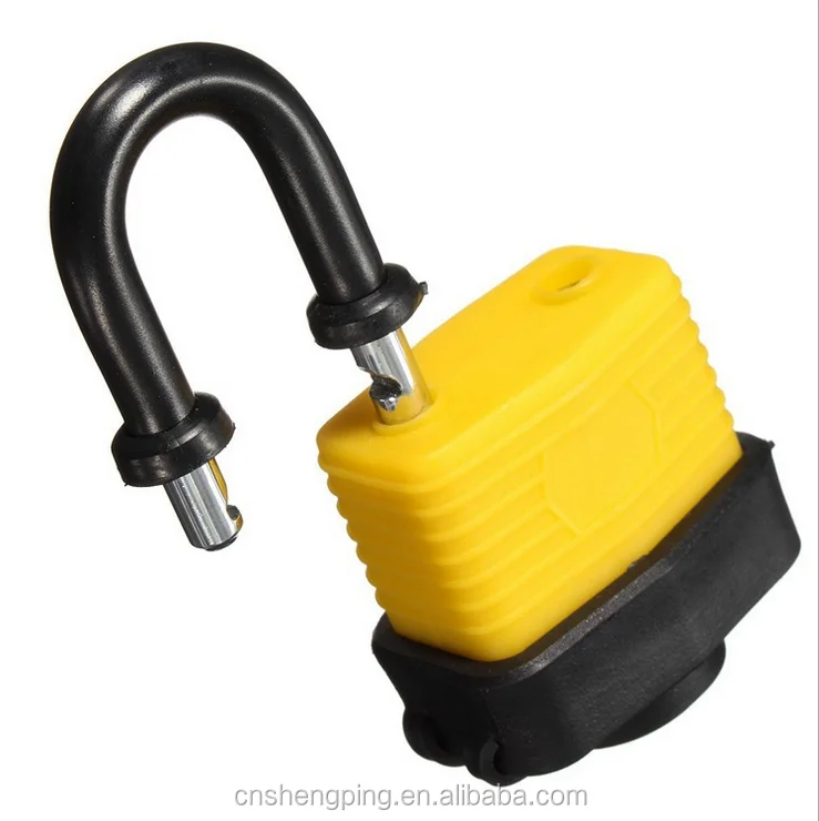 Curved plastic dustproof and Waterproof Laminated Padlock