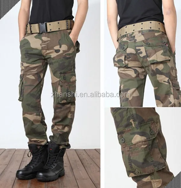 Оптовая продажа лидер продаж модные мужские камуфляжные мешковатые брюки в стиле милитари