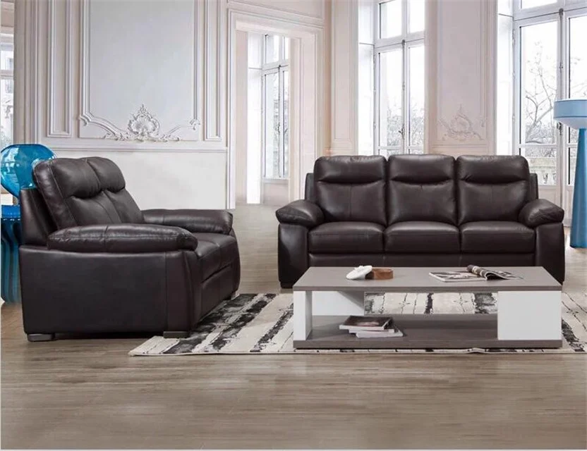 YL7107 Popular European style modern leather Living Room Furniture Sofa set