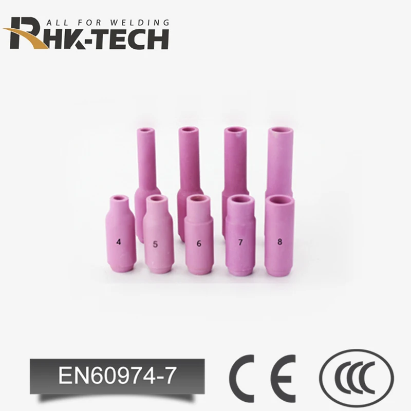 
8 мм 16 мм 10N44 10N49 10N49 10N50 сварочные расходные материалы горелка TIG керамическая насадка чашка 