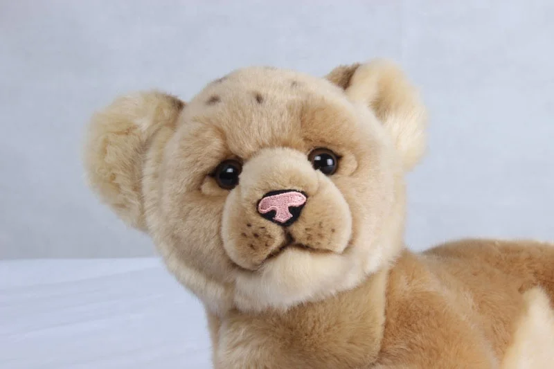 Softness Comfort Plush Simulation Africa Lion Stuffed Wild Animal Lioness Baby Toys