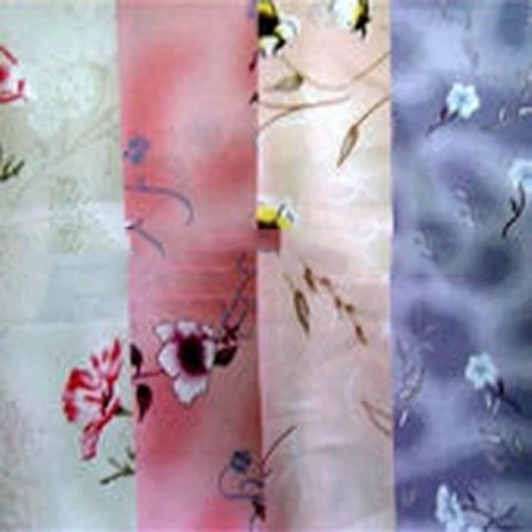 100% полиэфирная велюровый Абая креп набивные кошибо ткань для