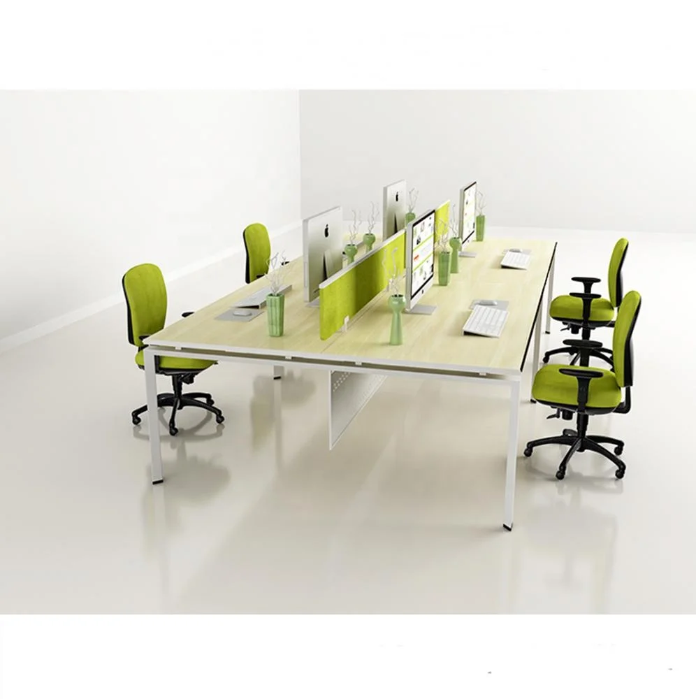 China latest design multifunction office furniture counter workstation user computer table counter E0 level melamine board