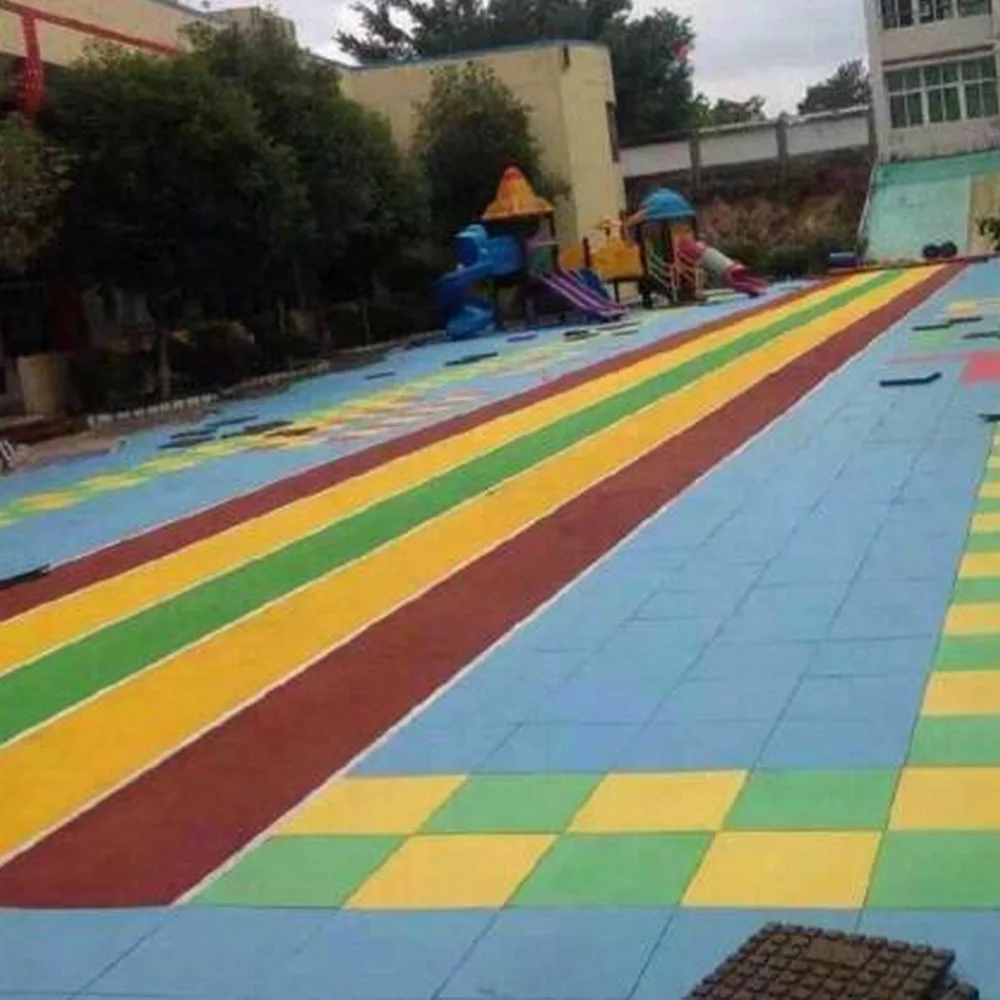 
Playground flooring for children safety Trade Assurance rubber tile 