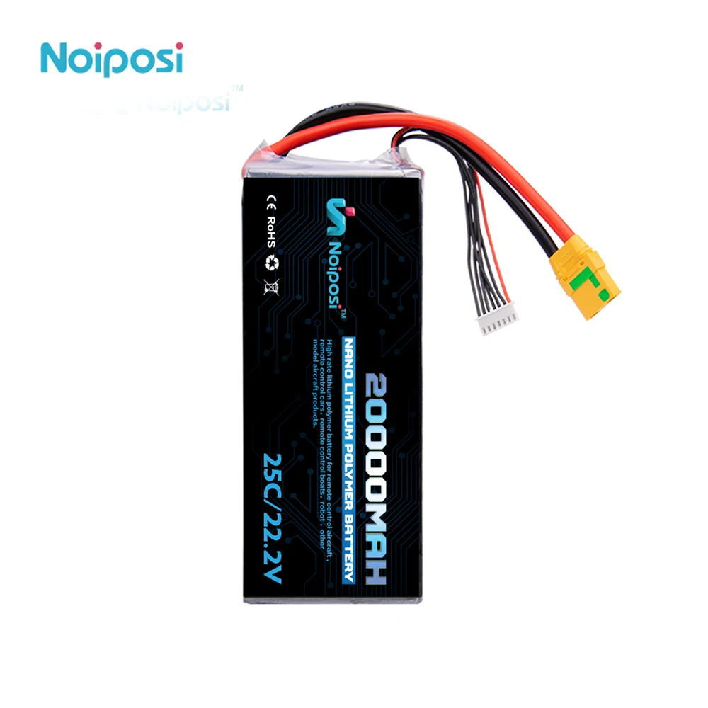 Factory High Quality 6s 22.2v 20000mah Lipo Battery pack 20C 25C