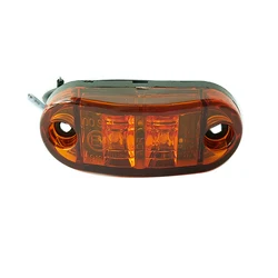 Emark 2.5inch 10-30V Oval Clearance Marker Light for bus truck trailer car suv