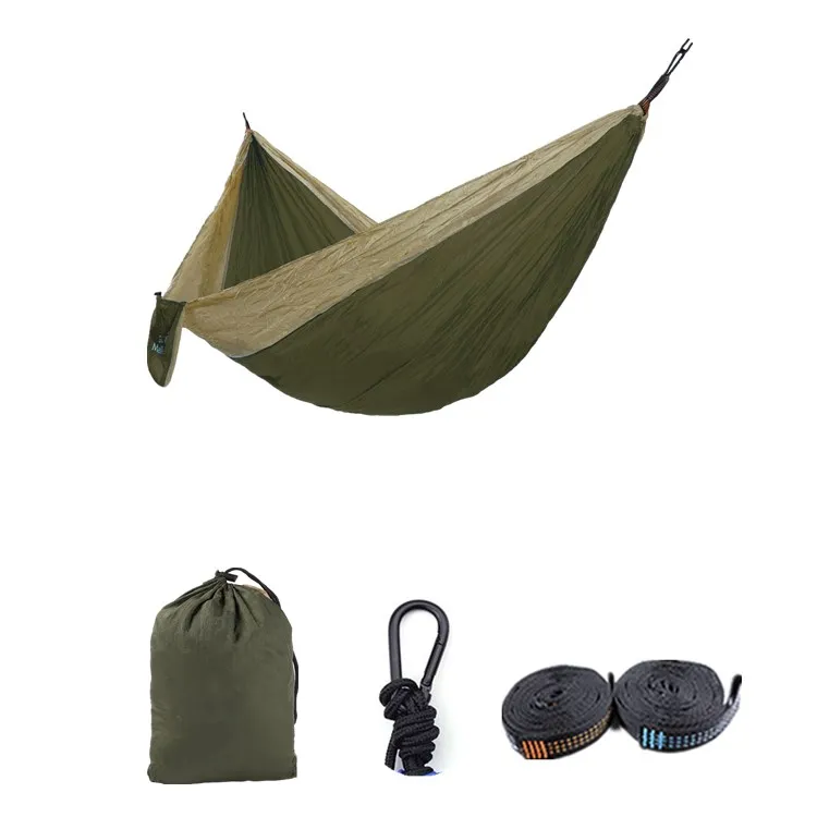 Adjustable Relaxation Survival Folding Military Taffeta Hammock
