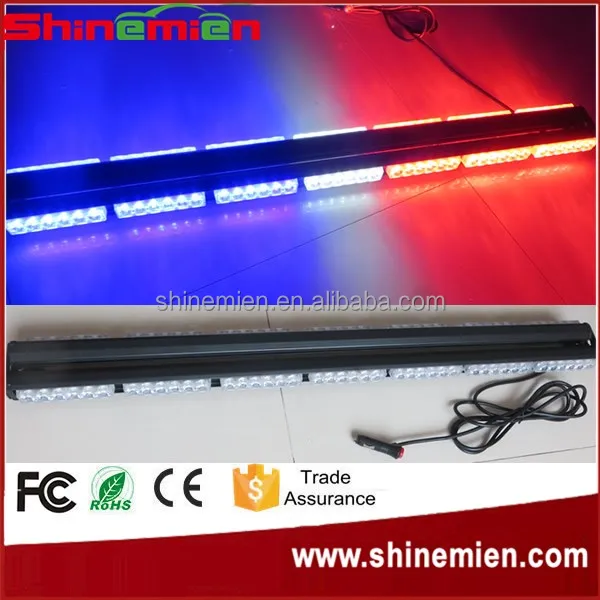 
252W 41inch Super Bright Car Roof Led Strobe Lights Bar Police Emergency Warning Fireman Flash 12V Red Blue Led Police Lights 