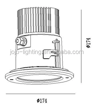 AC90-264V отель 15 Вт 20 30 40 50 ручная сборка IP66 cob led