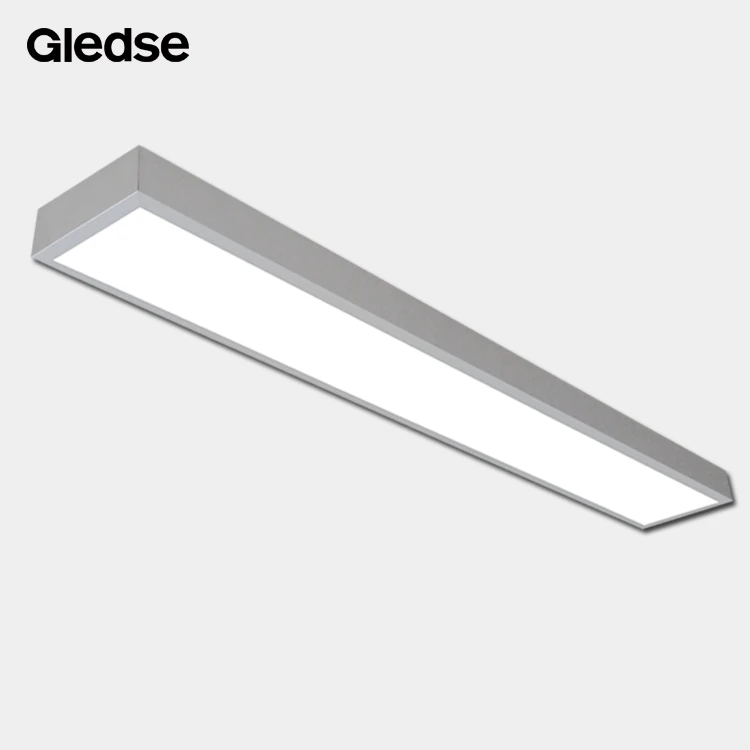 Flat Lamp Linear Fixture Led pendant Linear Light Slim ceiling 28w 36w 48w flat LED tri-proof batten light