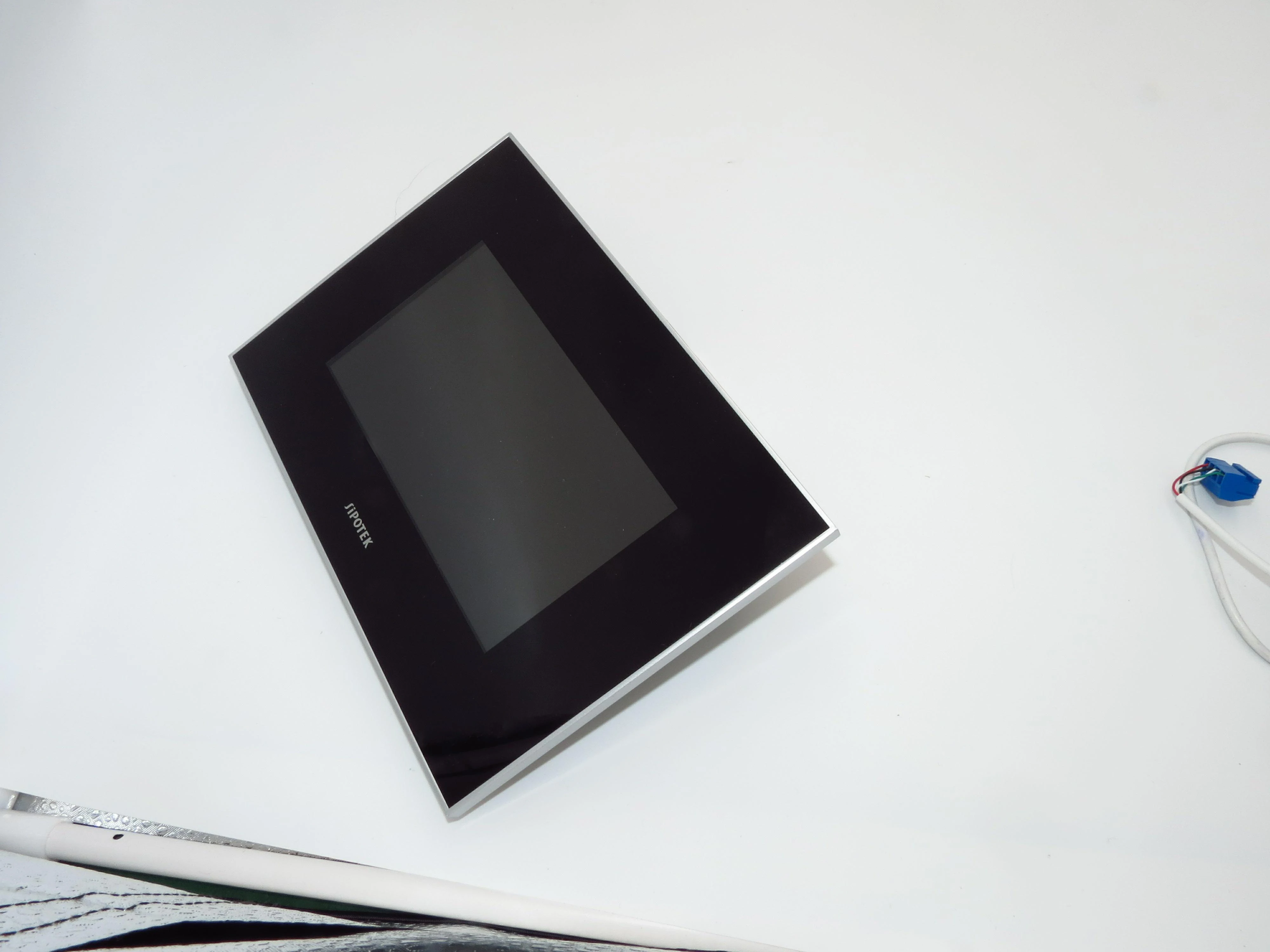 
7 inch hand free intercom system super thin design video door phone kit with touch button video record function villa house 