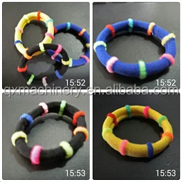 QJF-FQ-95C 9 видов цветов Низкая из махровой ткани, лента для волос вязальных машин по производству носков плетеный повязка на голову вязальных машин по производству носков