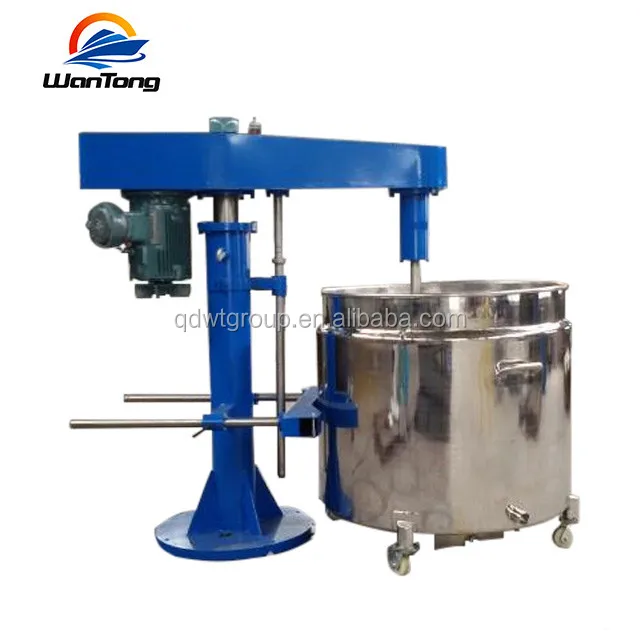 1000L hydraulic lift emulsion paint mixing machine