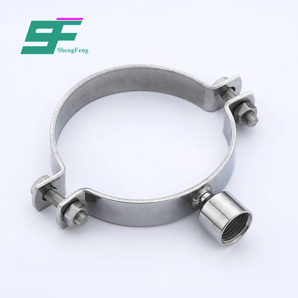 ShengFeng Hygienic SS316 stainless steel high pressure water pipe clamps