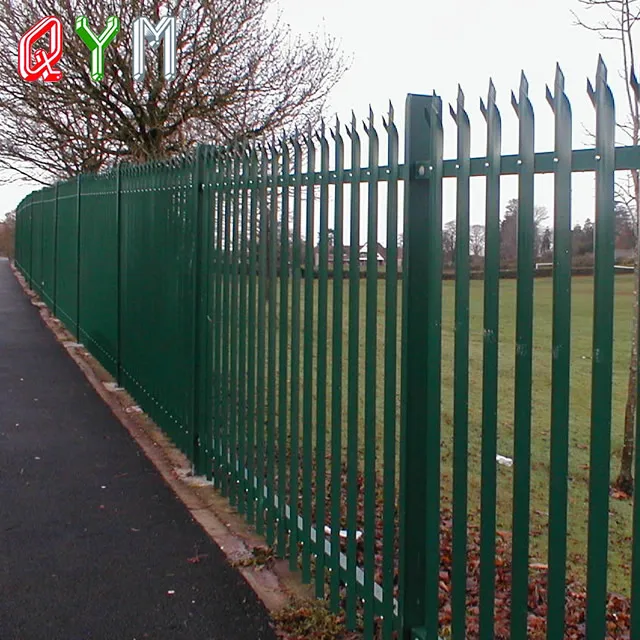 Ornamental Iron Steel Garden Palisade Fence Gate