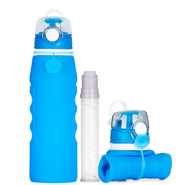 Silicone water bottle/ filter water bottle/drinking water bottle