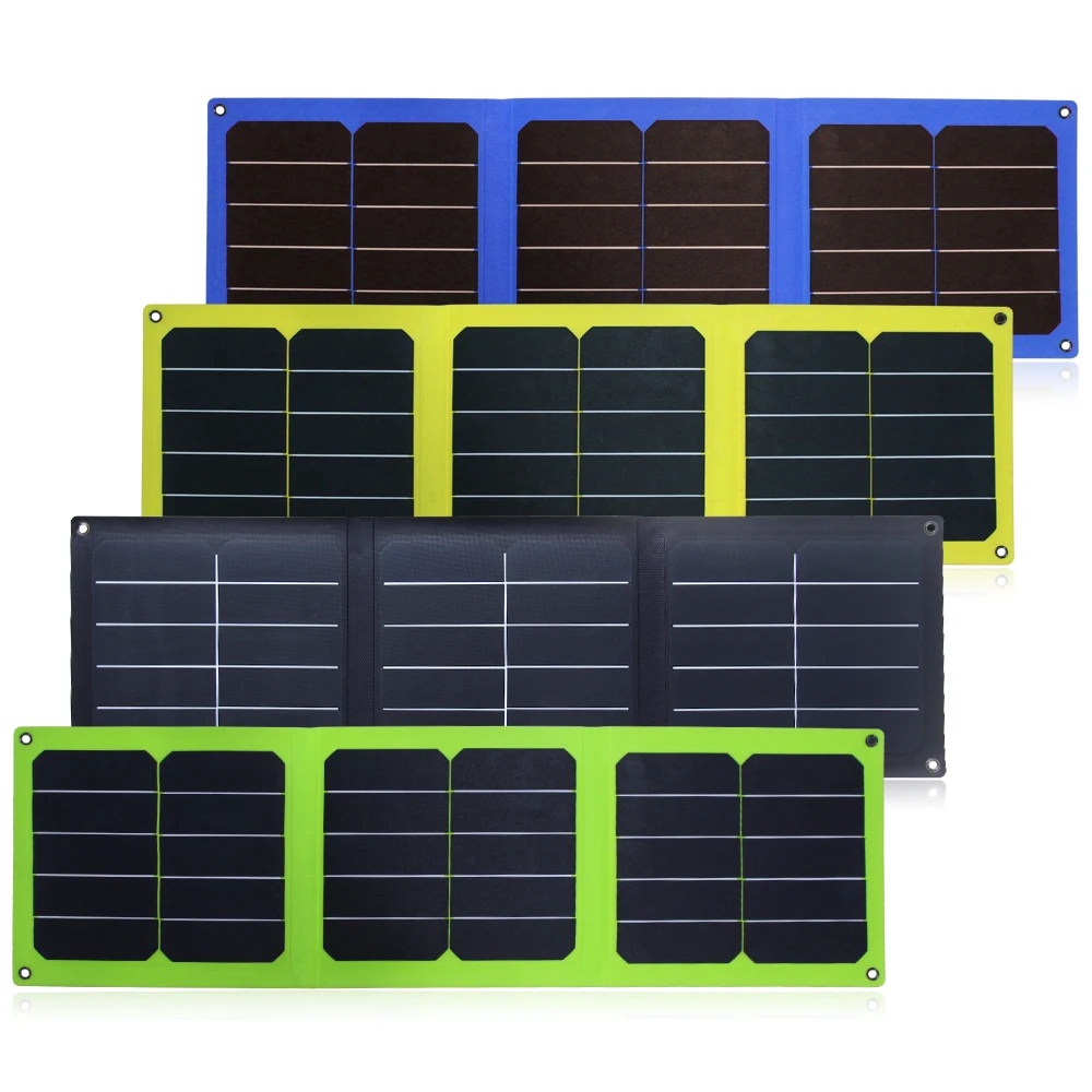 Солнечное зарядное устройство 34 Вт Sunpower складная солнечная панель для сотовых телефонов Powerbanks планшетов и ноутбуков