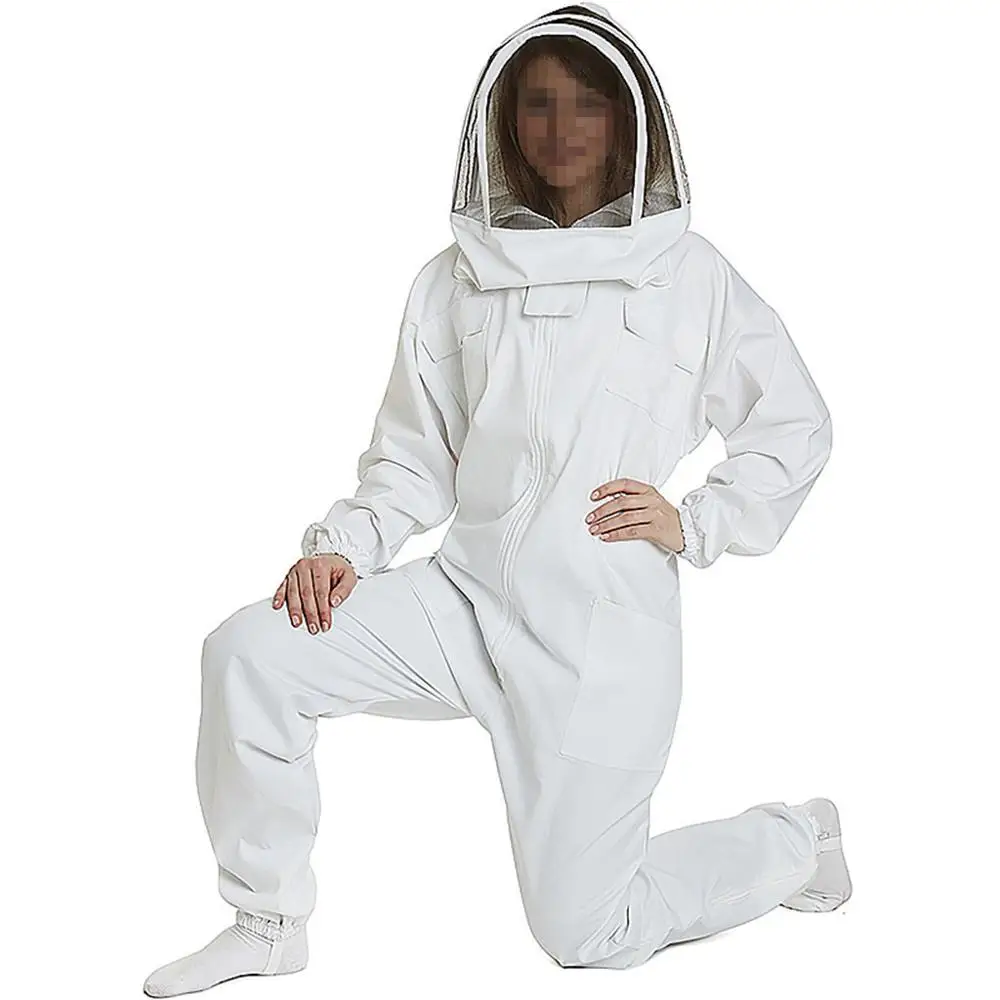 Защитная одежда для пчеловодства, хлопковый костюм для пчеловодства, защитная одежда (куртка, брюки, перчатки)