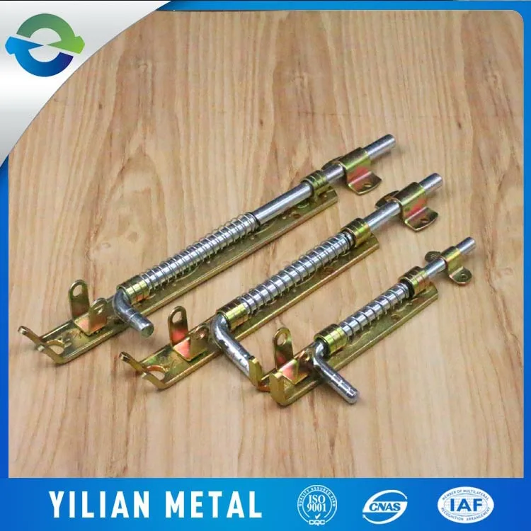Supply door furniture fittings 150~600mm safety spring door latch tower bolts
